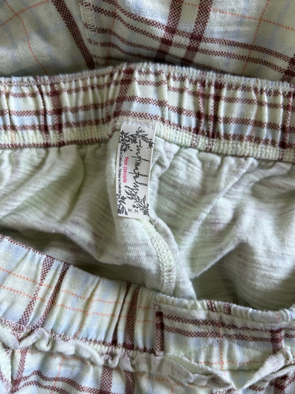 Free People Intimately Harem Plaid Short - Picture 3 of 5